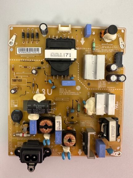 LG 43UK6470PLC EAX67209001 (1.5) LGP46DJ-17U1 BESLEME KARTI